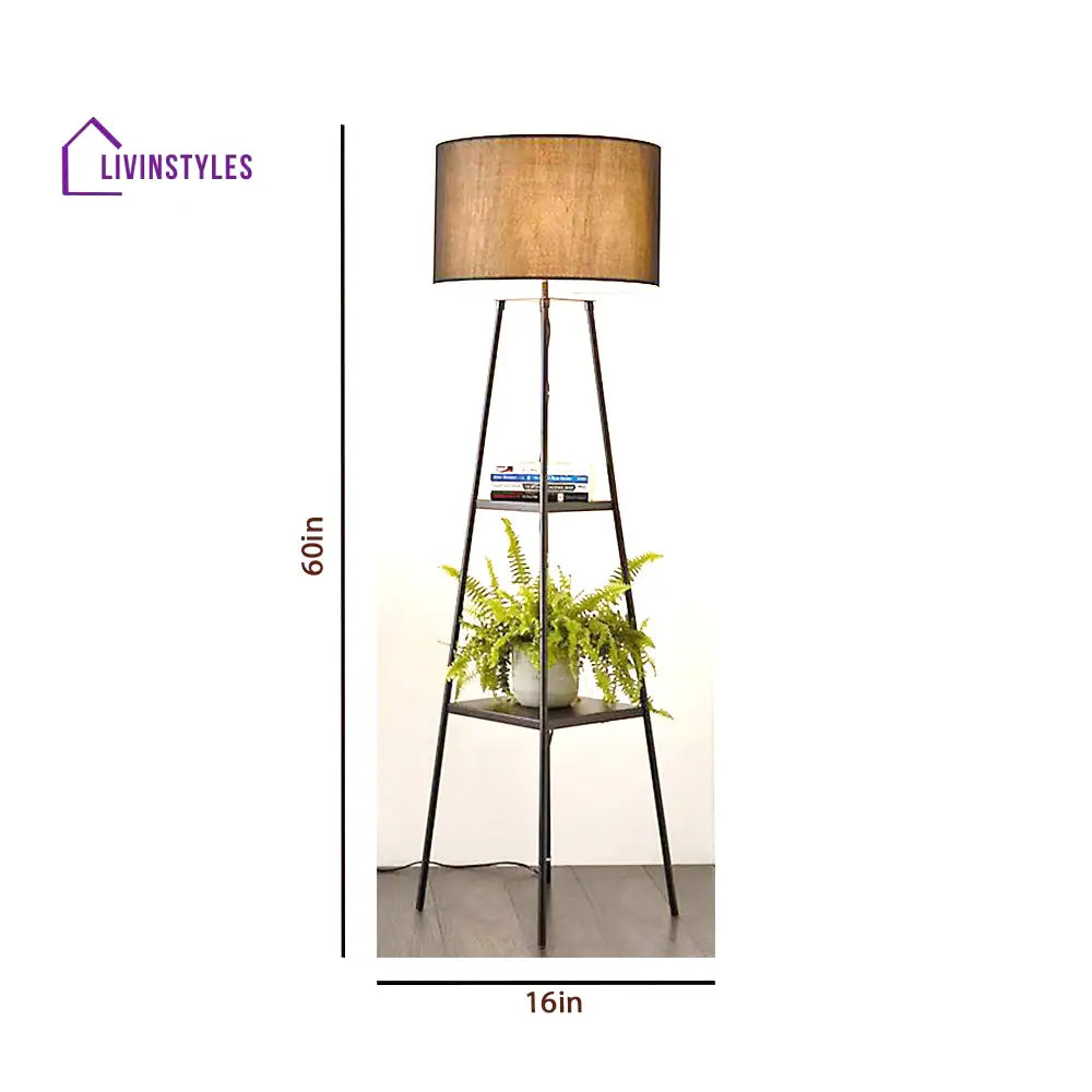 Sparkle Home Tripod Standing Modern Floor Lamp For Living Room Bedroom Floor Lamp