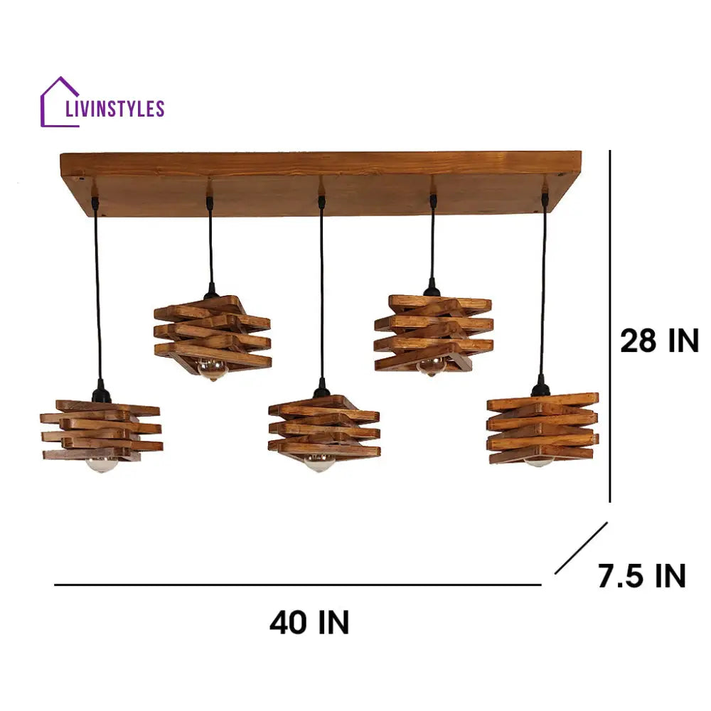 Star Brown 5 Series Hanging Lamp Lamps