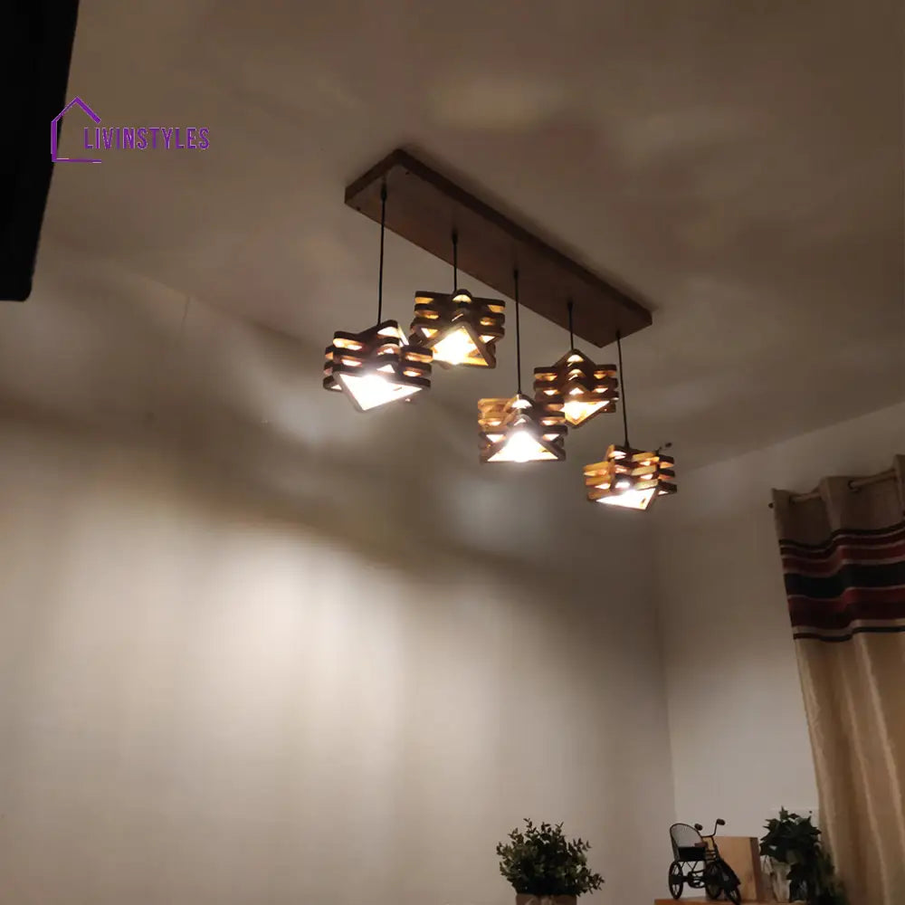 Star Brown 5 Series Hanging Lamp Lamps