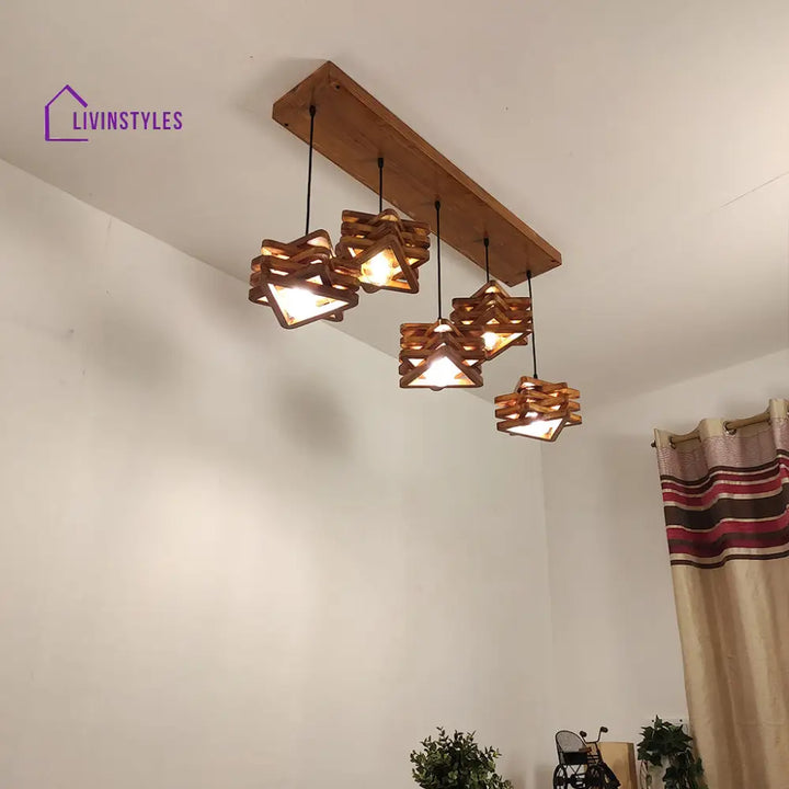 Star Brown 5 Series Hanging Lamp Lamps