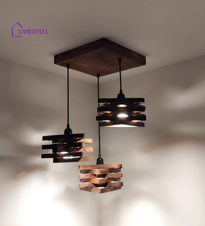 Star Brown Cluster Hanging Lamp Lamps