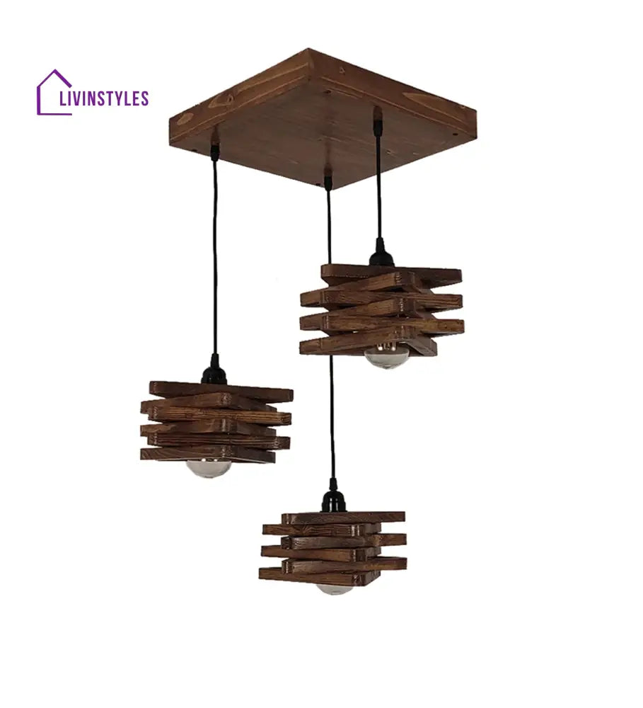 Star Brown Cluster Hanging Lamp Lamps