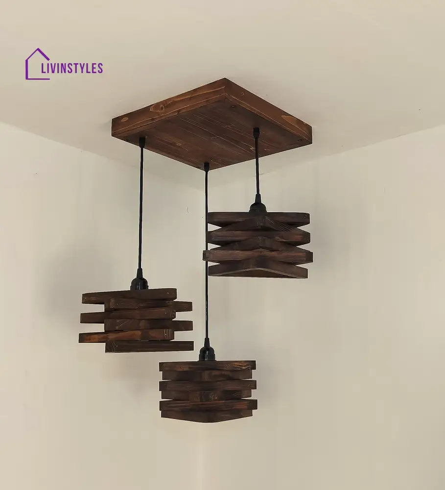 Star Brown Cluster Hanging Lamp Lamps