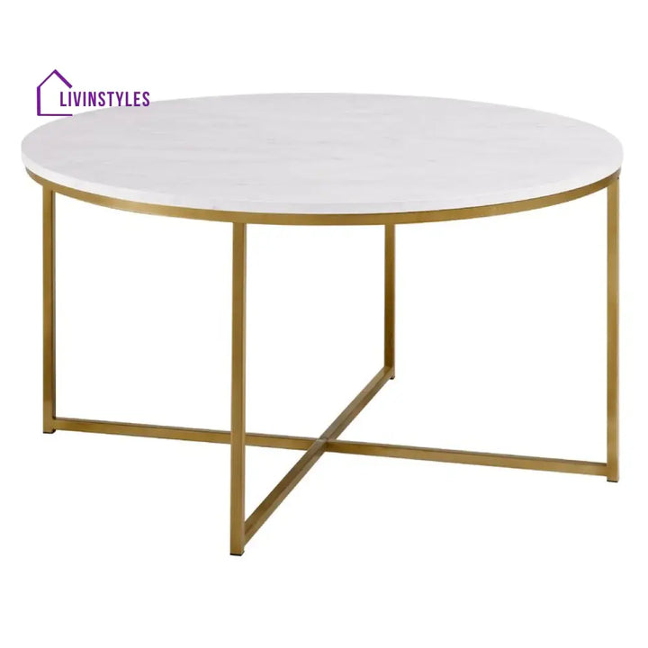 Sterling Metal Coffee Table For Living Room