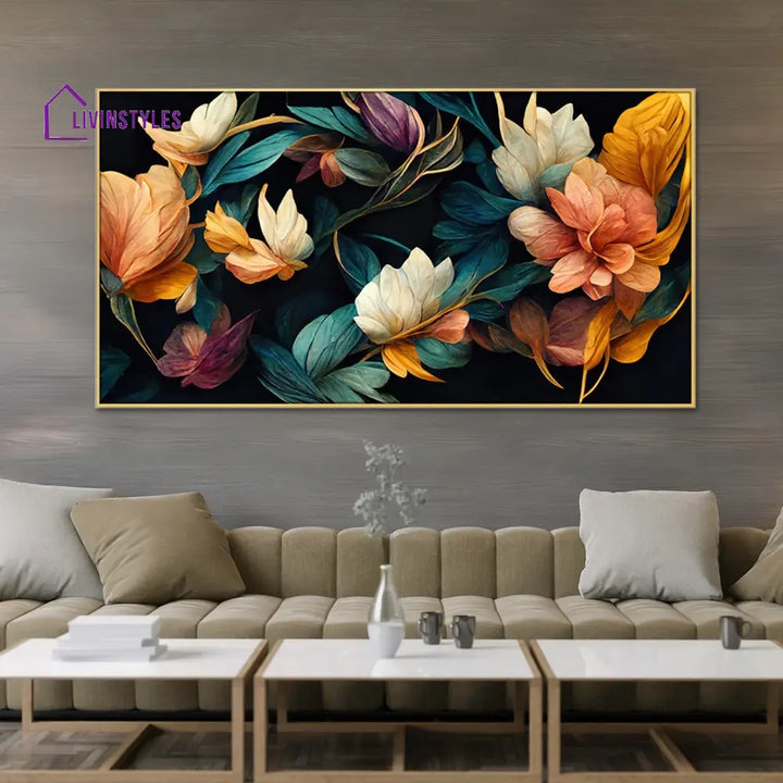 Striking Flower Canvas Wall Art Painting