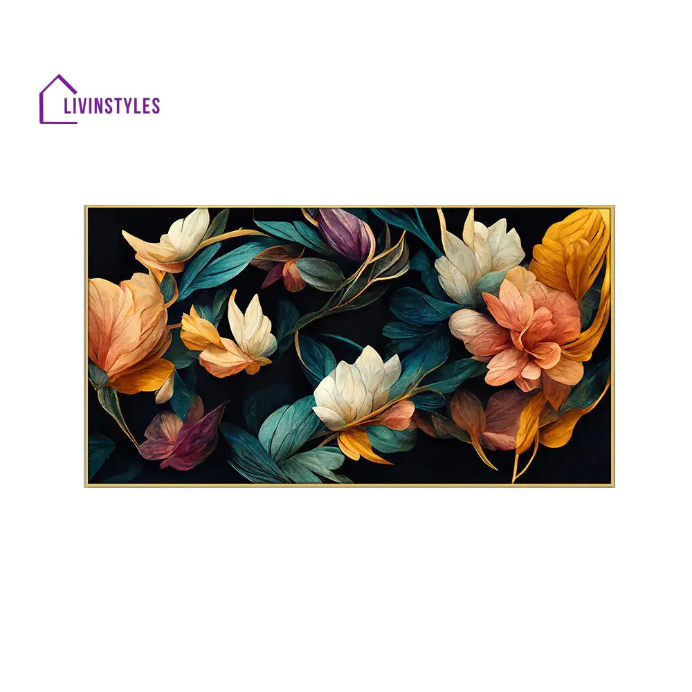 Striking Flower Canvas Wall Art Painting