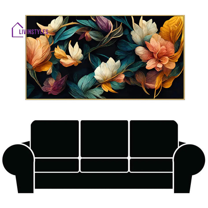 Striking Flower Canvas Wall Art Painting