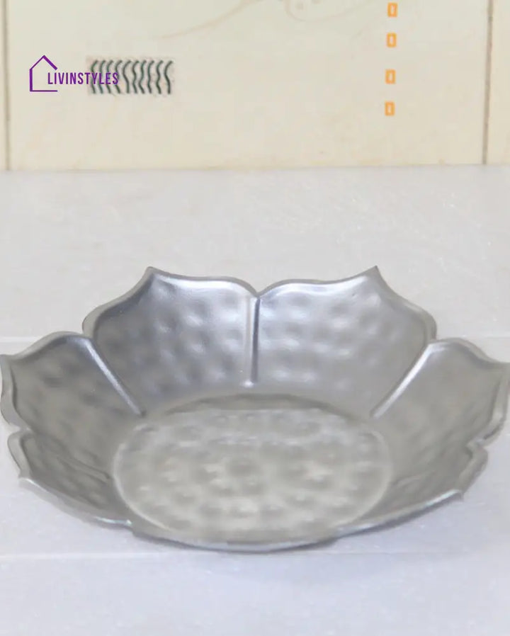 Stunning Iron Silver Urli Bowl