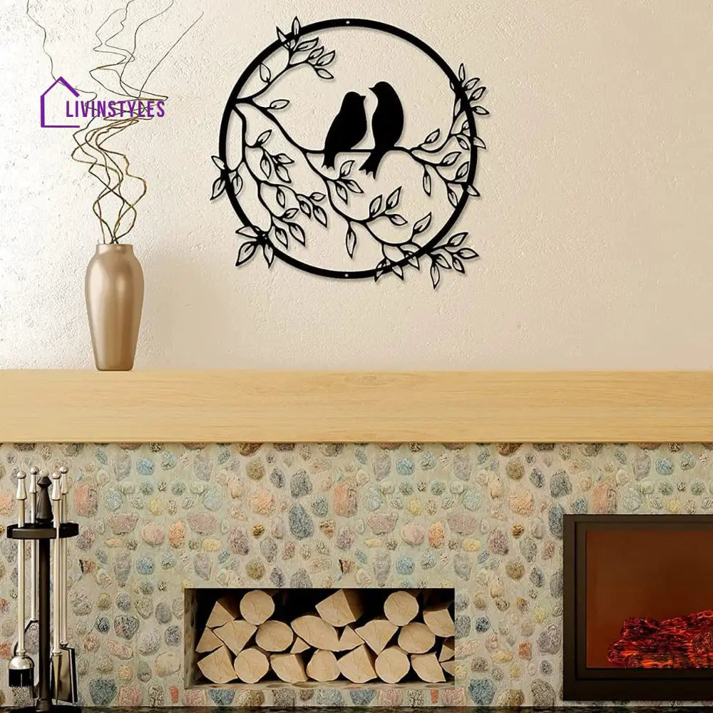 Stylish Bird Design Metal wall art