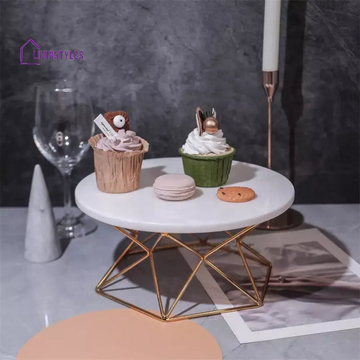 Suchi Marble Cake Stand Stands