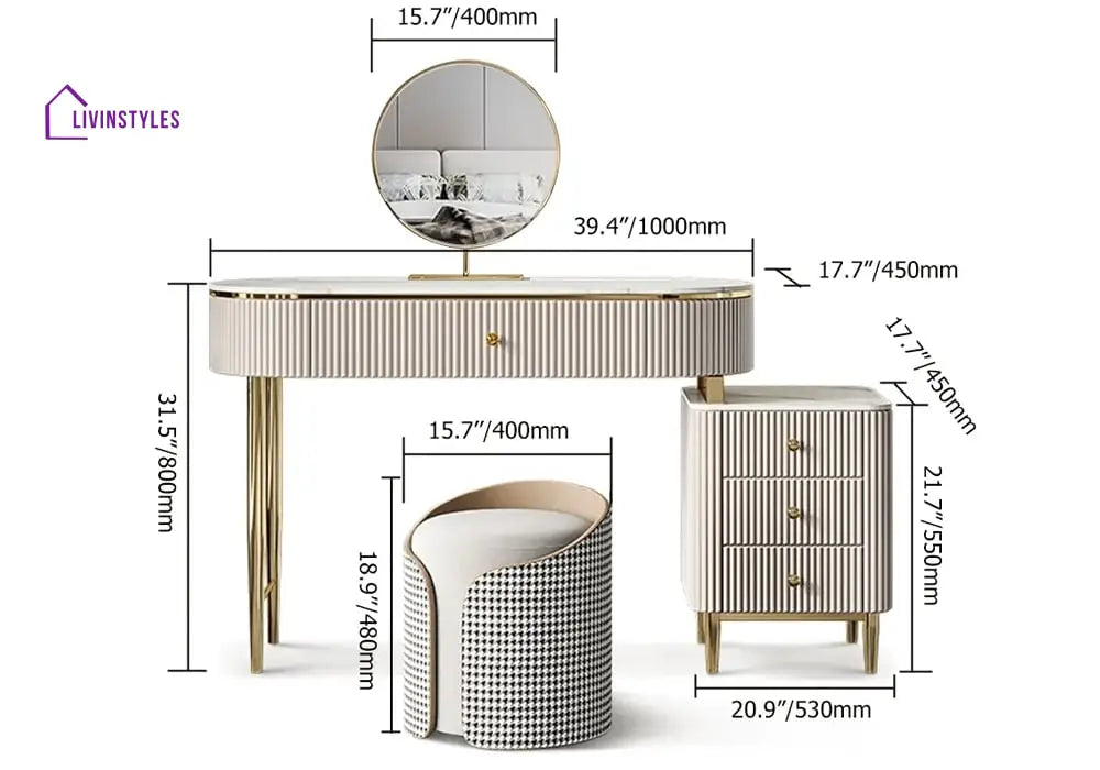 Swarna Dressing Table | Makeup Vanity