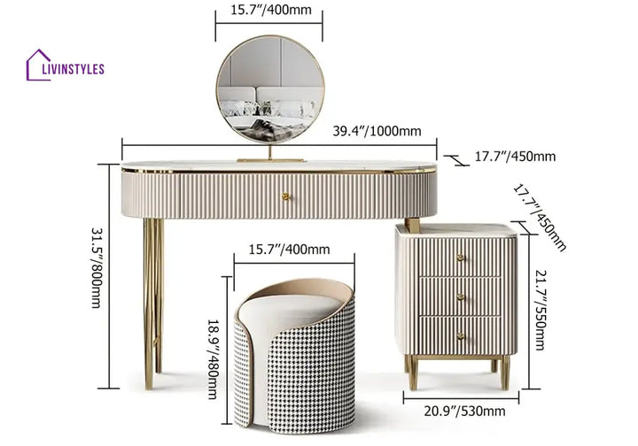 Swarna Dressing Table | Makeup Vanity