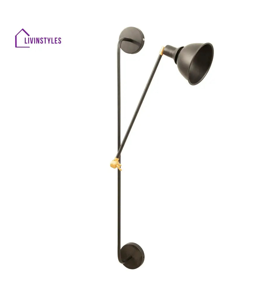 Swing Arm Corner Lamp Left Facing Wall Lamp