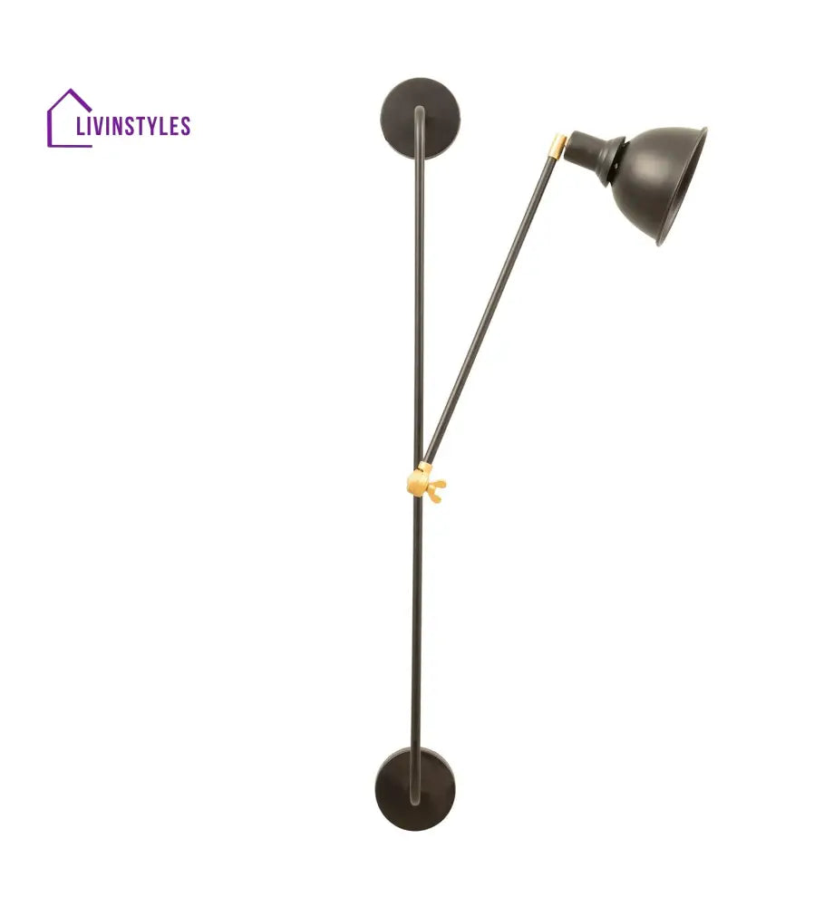 Swing Arm Corner Lamp Left Facing Wall Lamp