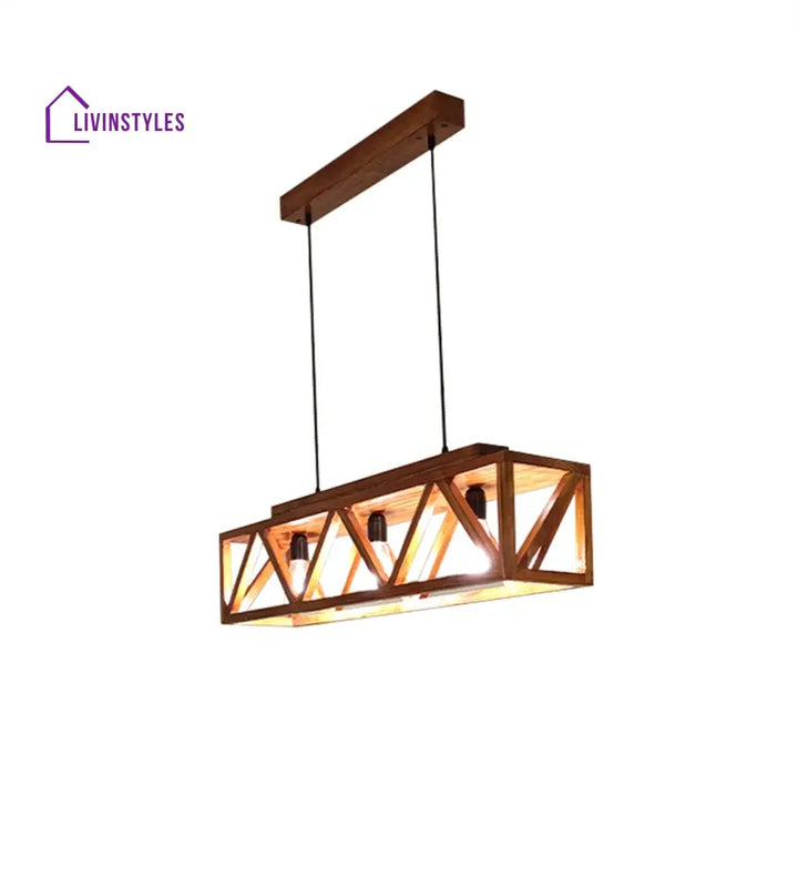 Symmetric 36 Centrum Brown 3 Series Hanging Lamp Lamps