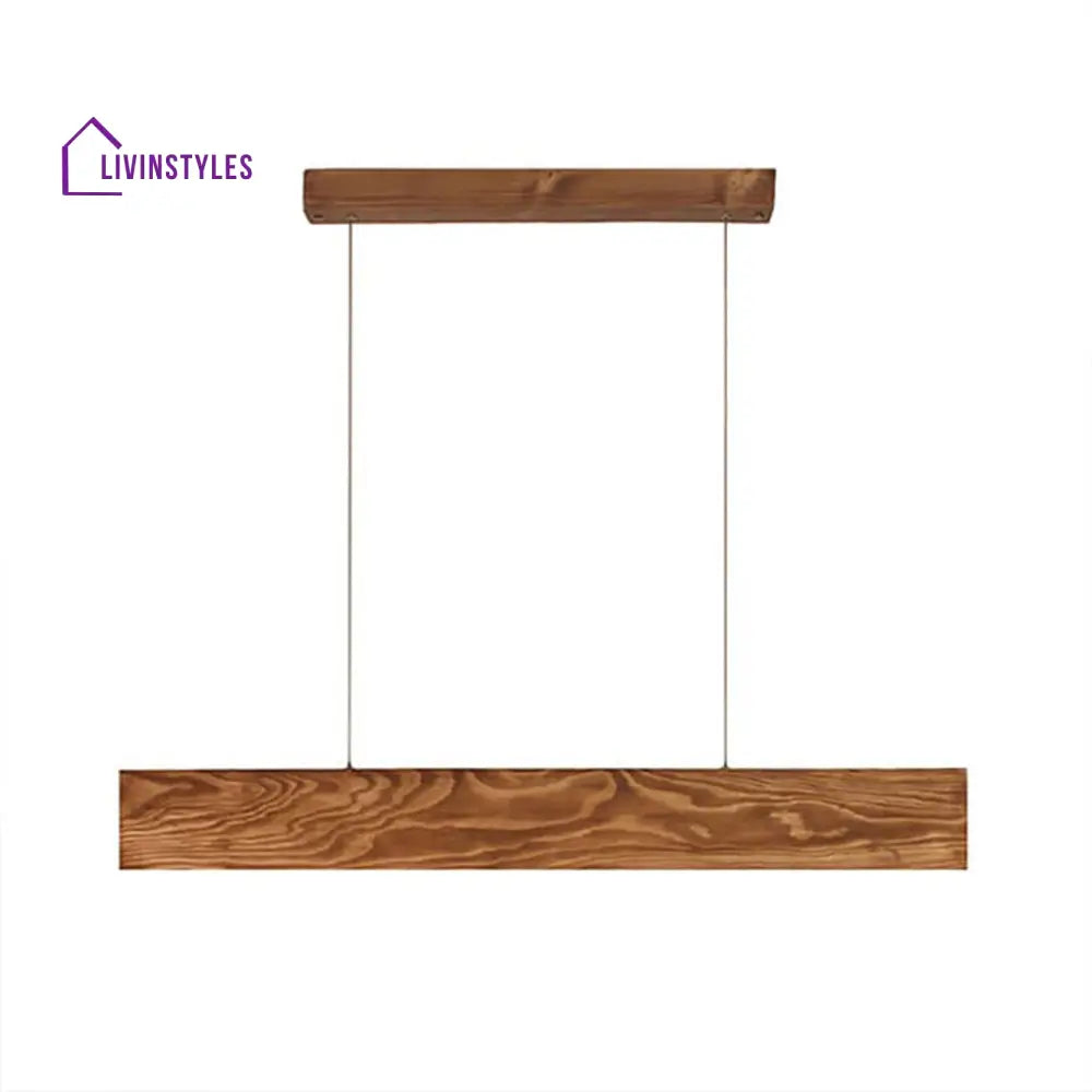 Synergy 36 Brown Wooden Led Hanging Lamp Lamps