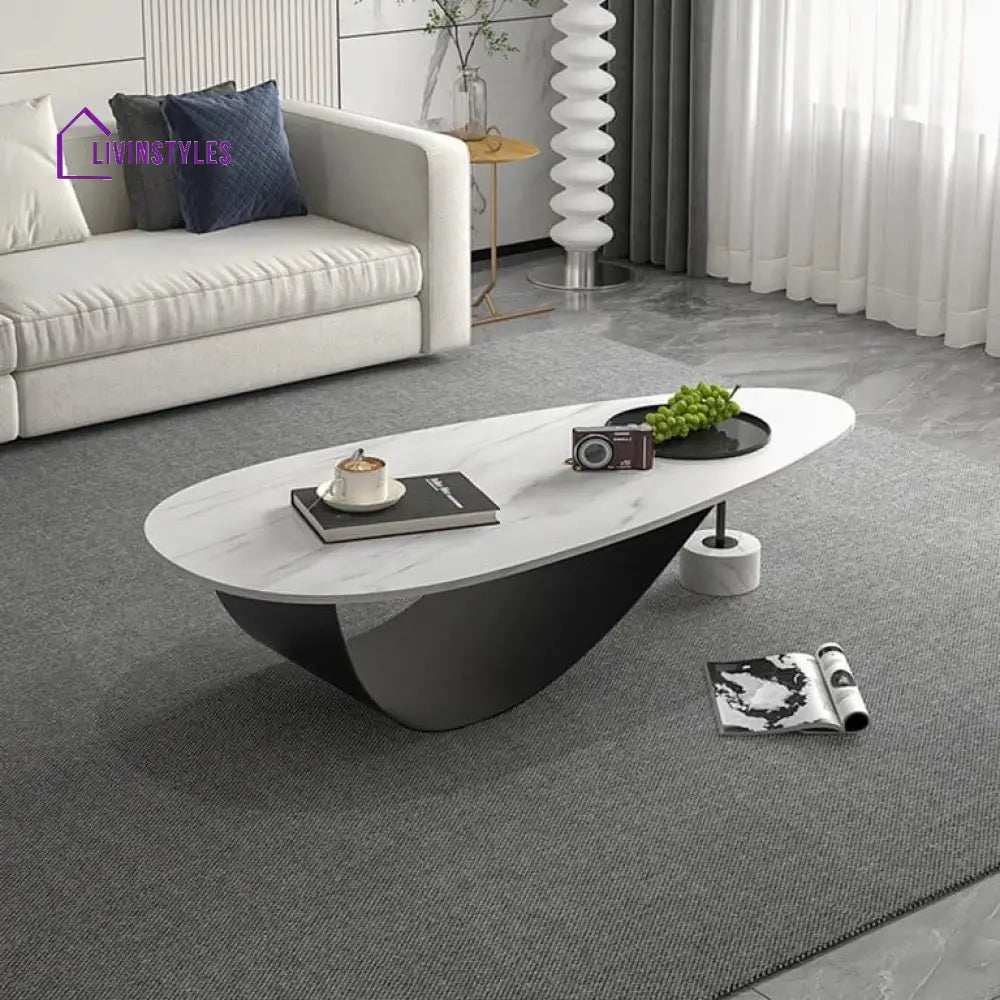 Taffy Modern Contemporary Centre Table for Living Room White