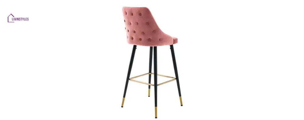 Pink Color Davan Bar Stool