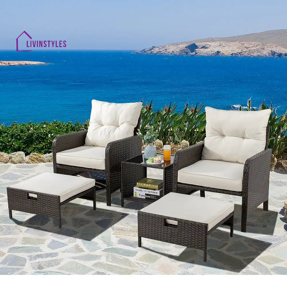 Tatafa 2 Seater Outdoor Set With Cushions