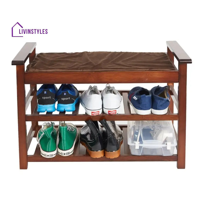 Tatiana Solid Wood Shoe Rack