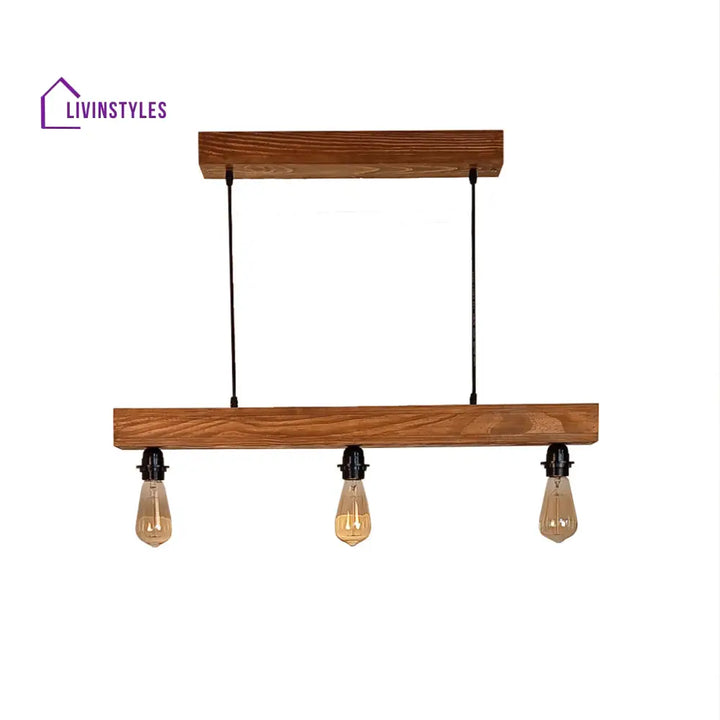 Tavern Brown Wooden Series Hanging Lamp Lamps