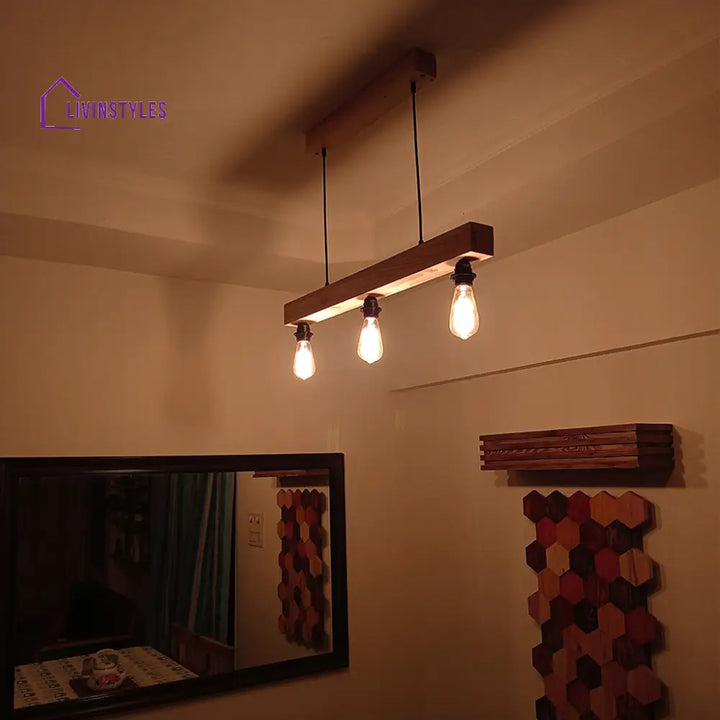 Tavern Brown Wooden Series Hanging Lamp Lamps