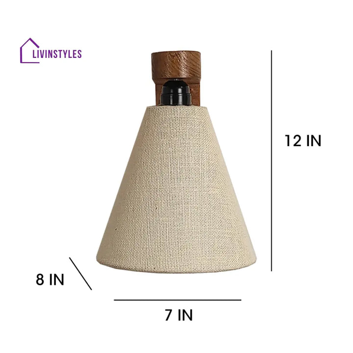 Terzo Brown Wooden Wall Light Lights