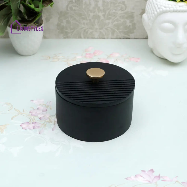 The Artisan’s Stripes- Trinket Large Black Box