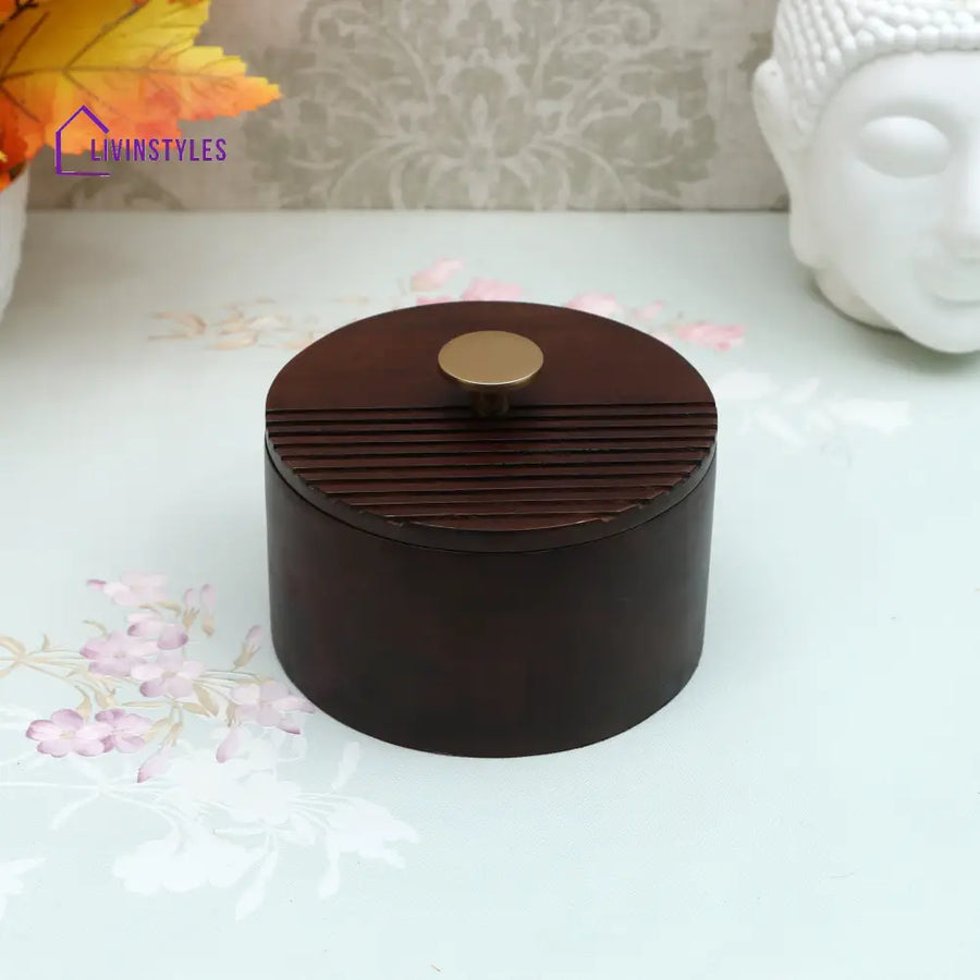 The Artisan’s Stripes- Trinket Large Brown Box