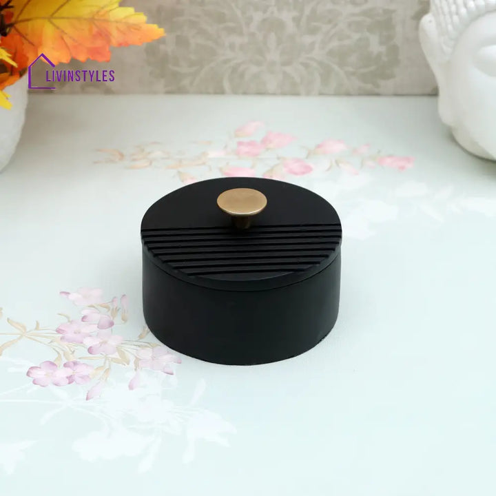 The Artisan’s Stripes- Trinket Small Black Box