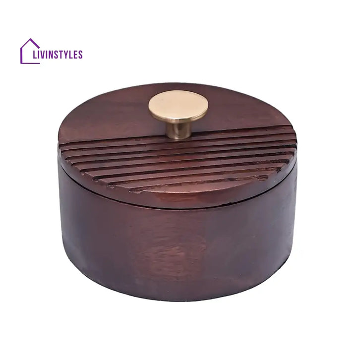 The Artisan’s Stripes- Trinket Small Brown Box