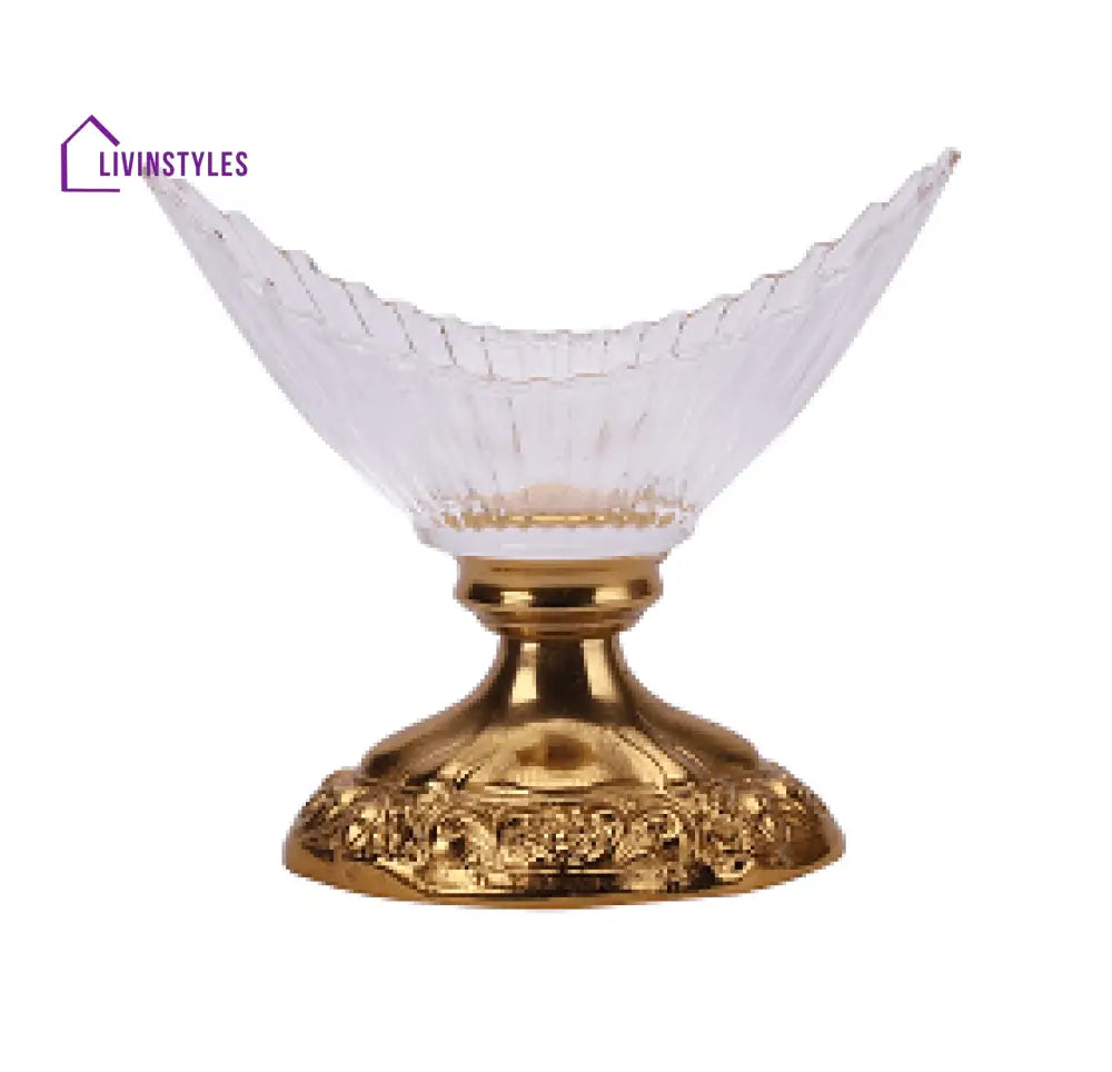 The ’Crescent Artistocrat’s Glass’ Bowl (Gold)