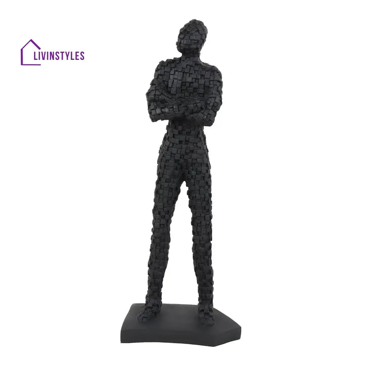 The Proud Thinker In Black Decorative