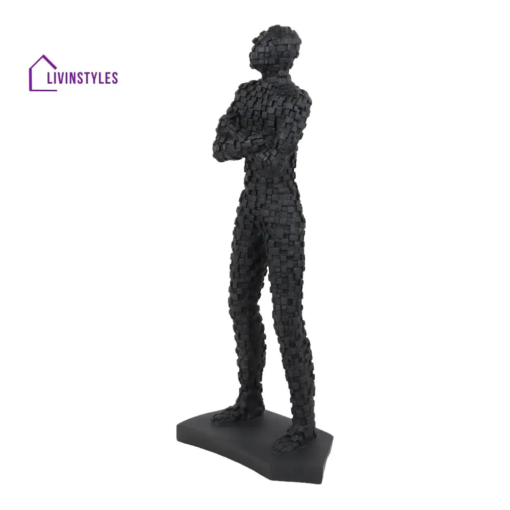 The Proud Thinker In Black Decorative