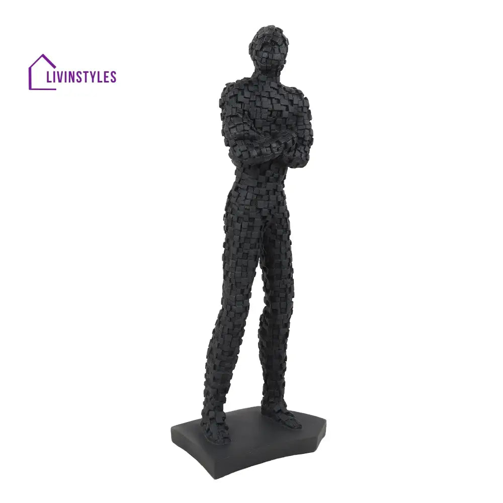 The Proud Thinker In Black Decorative