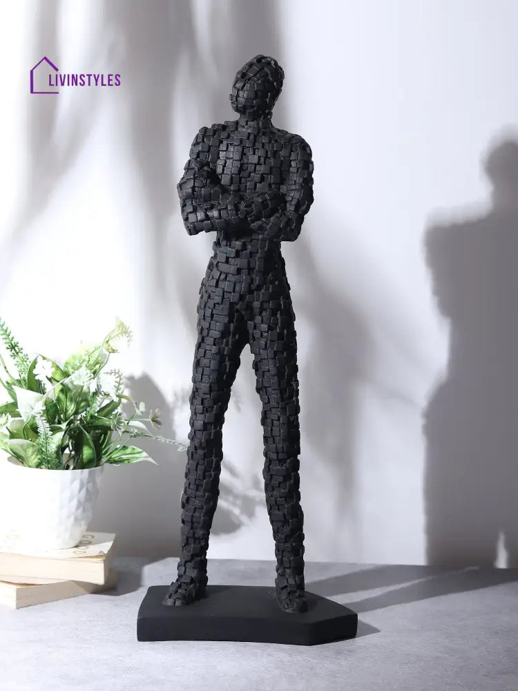 The Proud Thinker In Black Decorative