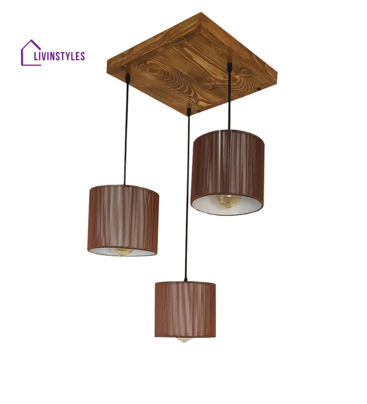 Tiga Brown Cluster Hanging Lamp Lamps