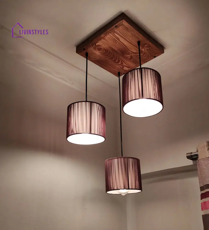 Tiga Brown Cluster Hanging Lamp Lamps