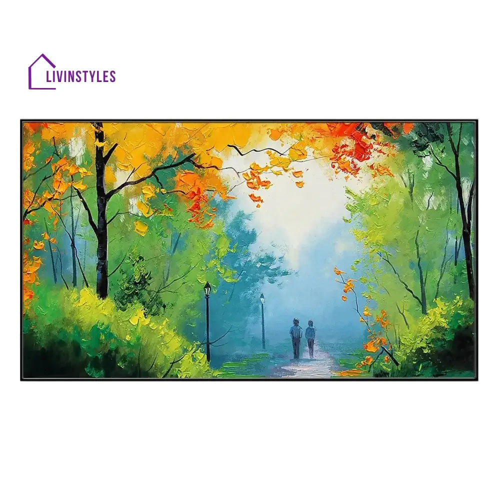 Tranquil Woodland Stroll Wall Art Painting