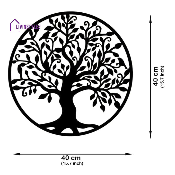 Tree Design Metal Wall Art