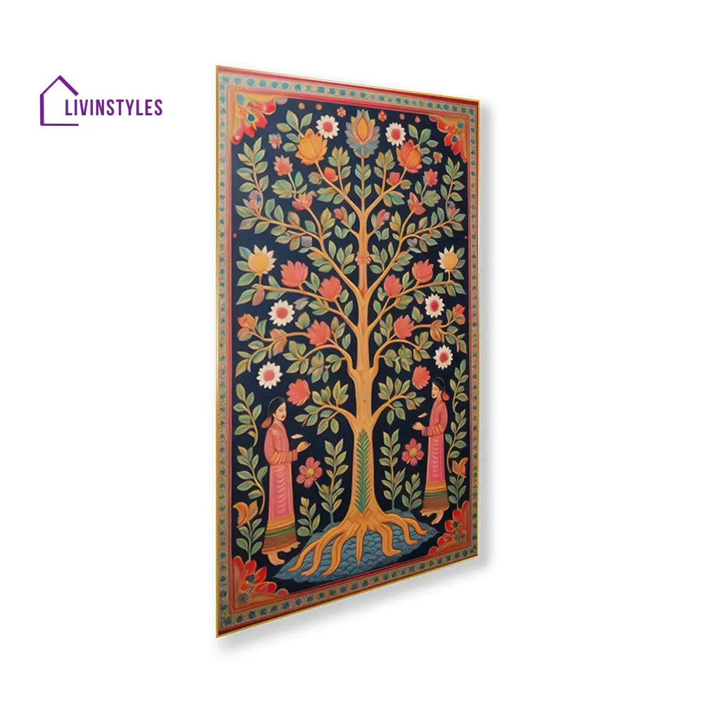 Tree Of Life Canvas Tapestries Set 2 Printed Wall Painting