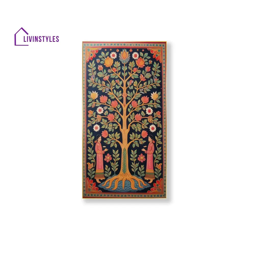 Tree Of Life Canvas Tapestries Set 2 Printed Wall Painting