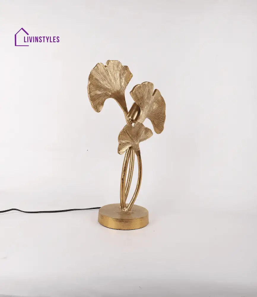 Trinity Gold Leaves Lamp