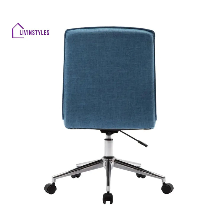 Tufted Upholstered Home Office Chair Blue Furniture