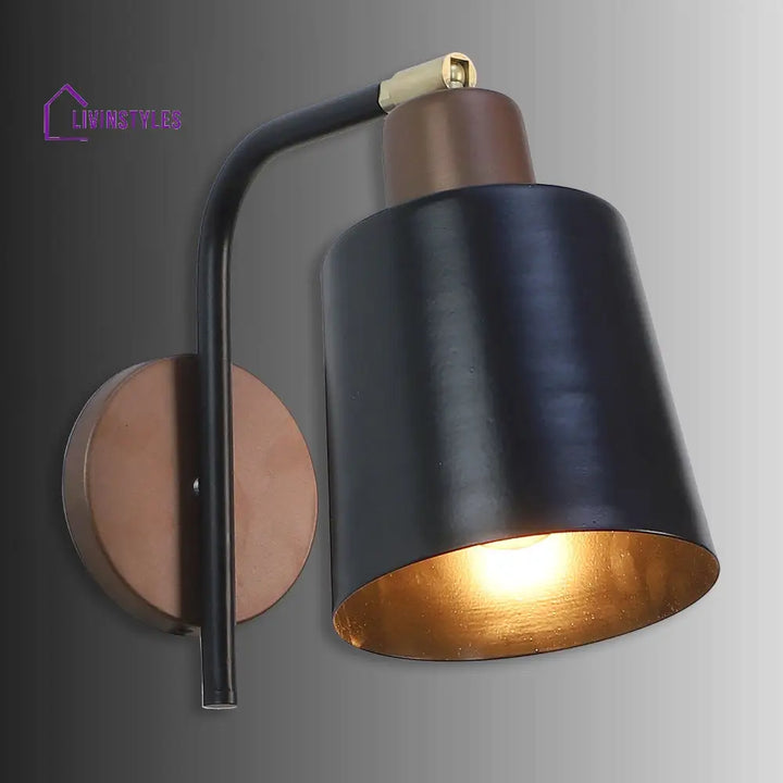 Two-Way Black Metal Wall Light By Ss Lightings Lamp