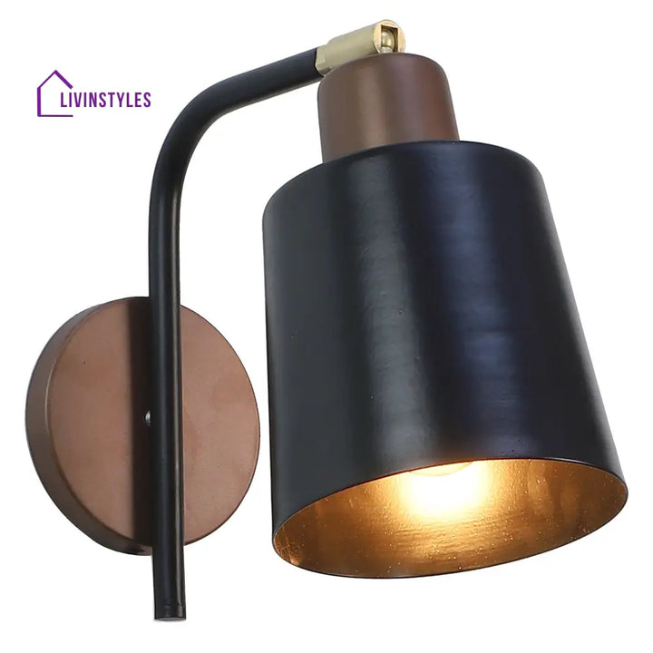 Two-Way Black Metal Wall Light By Ss Lightings Lamp