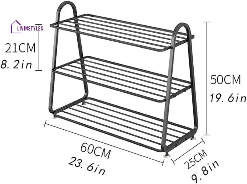 Varindra Metal Shoe Rack