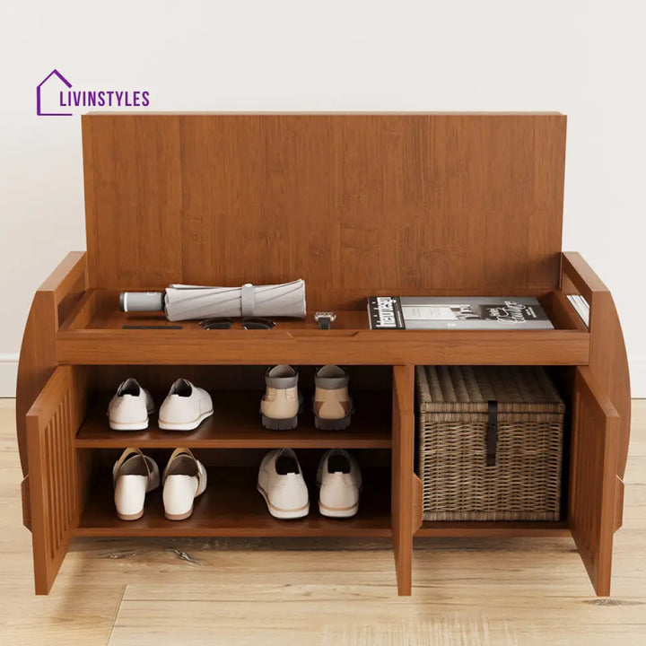 Vasiliy Solid Wood Shoe Rack