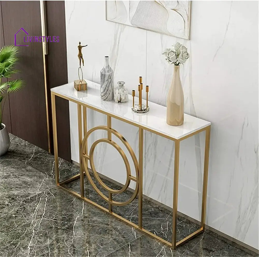 Vedica Metal Console Table