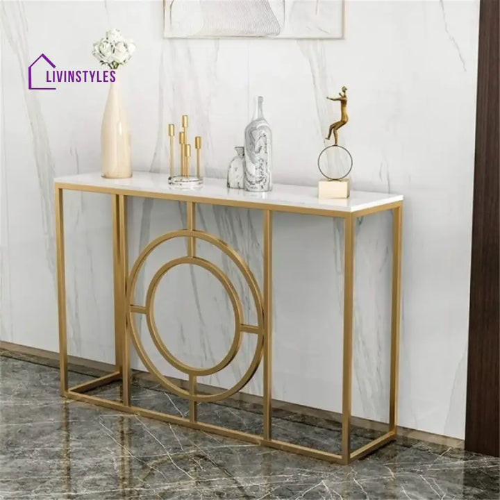 Vedica Metal Console Table